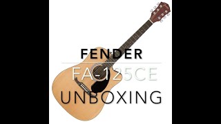 Fender FA125CE unboxing [upl. by Glyn619]