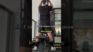 pensamento vai longe…🤣🤣 viralvideo academia humorfit gym musculação muscle [upl. by Analem]