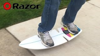 Ripsurf Skateboard Review amp Demo  Razor [upl. by Palmer]