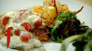 Escalopes of Chicken with Sautéed Potatoes and Red Chard  Gordon Ramsays The F Word Season 4 [upl. by Larrie]