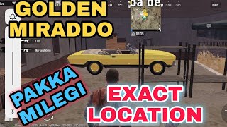 Golden mirado location in pubgBgmi [upl. by Cynarra780]