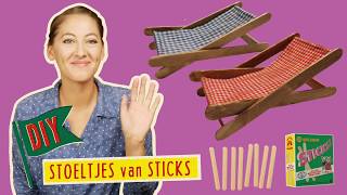 Knutselen amp DIY  Stoeltjes  Muizenhuis Sticks [upl. by Bowers]