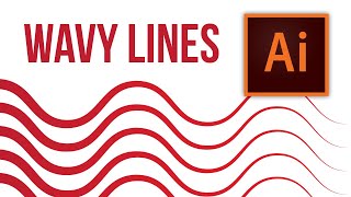 How to Make Wavy Lines in Adobe Illustrator [upl. by Amathist]