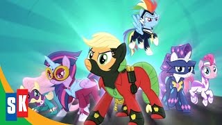 My Little Pony Season 4 Episode 6 Power Ponies Fluttershys Rage HD [upl. by Bryanty881]