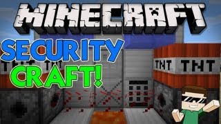 Minecraft Mods  SecurityCraft Mod KEYPAD LOCKS CARD READER AND MORE 164 [upl. by Namrej]