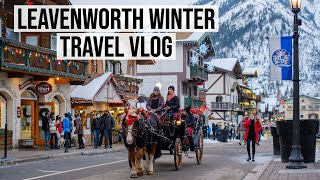 A Snowy Weekend in Leavenworth Lake Chelan and Wenatchee Washington  Winter Travel Vlog [upl. by Niels]