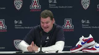 Arizona Basketball Press Conference  Tommy Lloyd [upl. by Ias918]