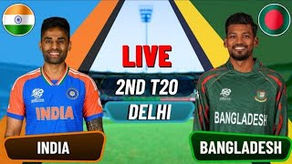 🔴Live India vs Bangladesh  IND vs BAN 2nd T20 Live match Todaycricket​ indvsbanlivematch​ [upl. by Una]