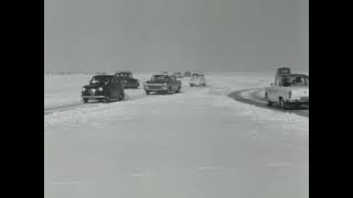 Winter van 1963 Met de auto van Stavoren naar Enkhuizen [upl. by How916]