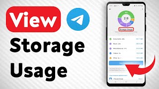 How To View The Telegram Storage Usage  Full Guide [upl. by Joselow]