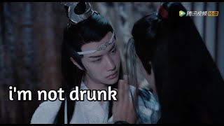 Lan Wangji Being Drunk For Not Enough Minutes [upl. by Ayekal823]