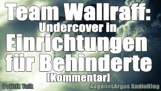 Team Wallraff Undercover In Einrichtungen Für Behinderte Kommentar [upl. by Iives198]