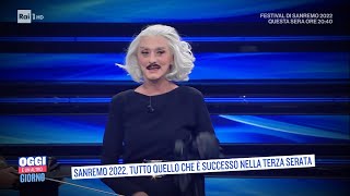 Sanremo 2022 il meglio della terza serata  Oggi è un altro giorno 04022022 [upl. by Mahseh]