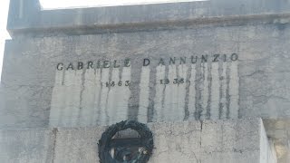 Il Mausoleo di Gabriele DAnnunzio vittoriale GBGuerri dannunzio [upl. by Appledorf]