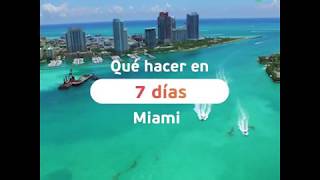 Que hacer 7 días en Miami con excursion [upl. by Aketahs]