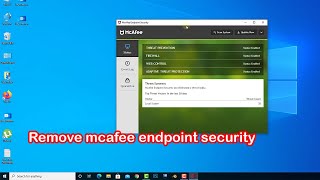 How to uninstall mcafee endpoint security [upl. by Il]