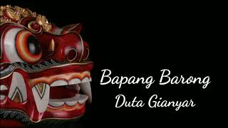 Tabuh bapang barong duta Gianyar [upl. by Sarine]