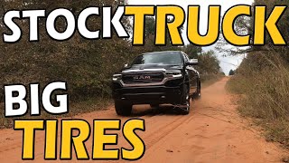 The biggest tires that fit a stock 20192023 Ram 1500 Nitto Ridge Grappler Tire Review [upl. by Alec]