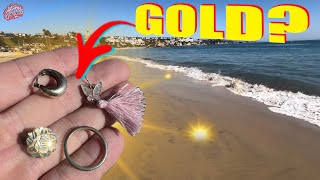 Did I STEAL Robert’s Gold 😥• SoCal Beach Metal Detecting Roadtrip Day 9 [upl. by Sama469]