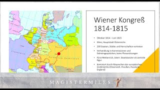 Der Wiener Kongress 18141815  Neuordnungen in Europa und Deutschland [upl. by Aramak]