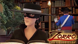 Zorro the Chronicles  Episode 08  ZORROS TRUE FACE  Superhero cartoons [upl. by Stoneham]