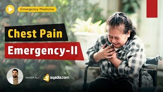 Chest Pain Emergency  Clinical Medicine Student  Online Lecture  VLearning [upl. by Ymmik]