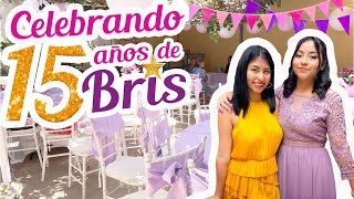 👑 Los 15 AÑOS de BRIS 👗 ¿ENCONTRAMOS TODO EN LILA 💜😱 ¡TODA LA FAMILIA PARTICIPÓ😍CONNY MERLIN [upl. by Healion]