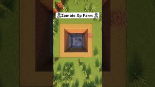 🧟‍♂️ Zombie Xp Farm 🧟‍♂️ minecraft minecraftfarm shorts [upl. by Olinad338]