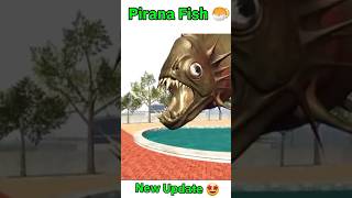 Pirana Fish cheat code 🤩 indian bike driving 3d new update amp indian car driving 3d short viral [upl. by Neelyhtak]