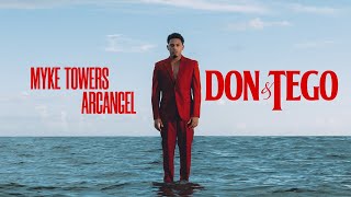 Myke Towers amp Arcangel  DON amp TEGO Lyric Video [upl. by Jewel]