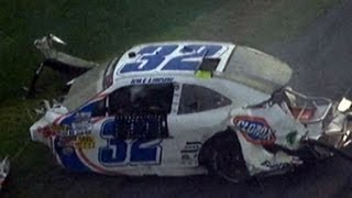 Huge Nascar crash injures 30 spectators at Daytona [upl. by Anner14]