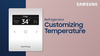 Changing your Samsung Bespoke refrigerator’s temperature  Samsung US [upl. by Hares]