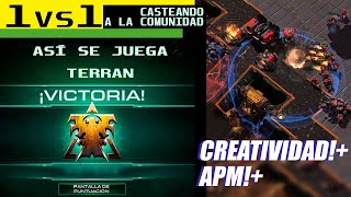 2 partidas de TERRAN VS TERRAN BUENARDAS  Casteando a la comunidad StarCraft 2 [upl. by Amann]