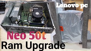 Lenovo ThinkCentre neo 50t Gen 3 Unboxing and Memory Upgrade [upl. by Ioj]