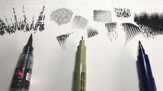 Pen and Ink Cross Hatching Exercises [upl. by Vassar735]