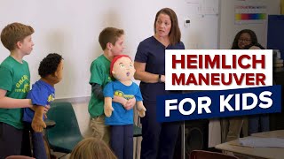 Heimlich Heroes Student Training Video for grades 17  English [upl. by Lapointe]