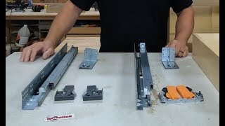 How to install Richelieu  Blum drawer slides [upl. by Phio433]