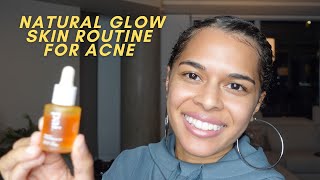 GRWM New Skincare Routine for Acne Prone Skin  How to use Rosehip Oil for Face [upl. by Akimet]