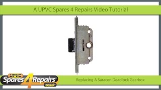 Repairing a Saracen Deadlock UPVC Window Gearbox Lock [upl. by Elletsyrk]