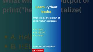 Python Knowledge Quiz Are You Ready for the Challenge [upl. by Kcorb62]