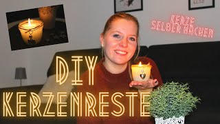 DIY  Kerzen einfach selber machen  Kerzenreste wiederverwenden [upl. by Cramer]