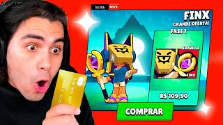 COMPREI E MAXIMIZEI O FINX O NOVO MITICO DO BRAWL STARS [upl. by Euhc]