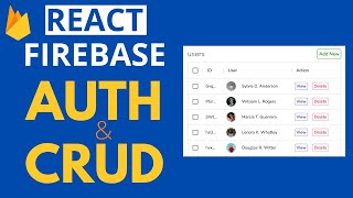 React Firebase Tutorial  AUTH  CRUD  Image Upload [upl. by Eletnahs]