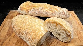 Ciabatta Bread made easy at home [upl. by Dich]