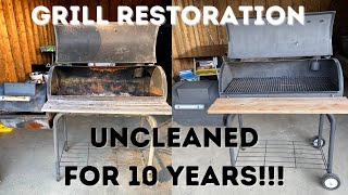 Restoring an old Weber Grill  Uncleaned for 10 years [upl. by Hauser]