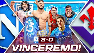 🤫 VINCEREMO NAPOLI 30 FIORENTINA  LIVE REACTION NAPOLETANI SUPERCOPPA HD [upl. by Fayth653]