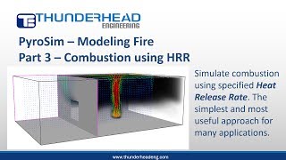 PyroSim Modeling Fire Part 3  Combustion using HRR [upl. by Iru957]