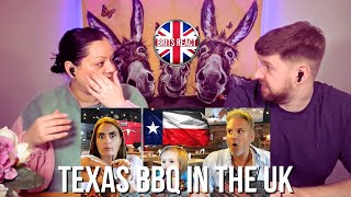 BRITS REACT  Brits Try TEXAS BBQ in the UK For The First Time  BLIND REACTION [upl. by Kado]