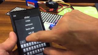 手機控制LED 燈條  esp8266 Nodemcu  LED ws2812B  android app Roboremo [upl. by Moskow]