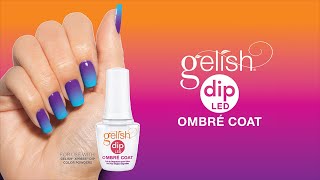 Gelish Ombre Coat for Dip Powder Nails [upl. by Eadwina545]